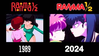 Ranma ½ Anime Episode 7 1989 VS 2024 sidebyside eganimation442 [upl. by Saberio691]