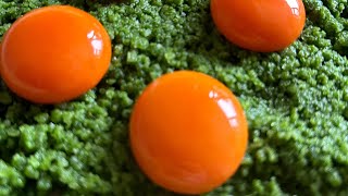 Wild garlic salt and cured egg yolk recipe 🍃 [upl. by Nidya]