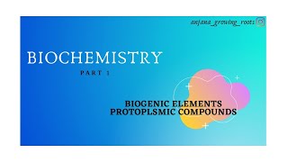 Biomolecules  Malayalam  Biogenic Elements  Micromolecules amp Macromolecules [upl. by Shara]