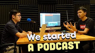 අලුතින් පටන් ගත්ත Podcast එක  VLOGS by TV Nath S02E01 [upl. by Oidale]