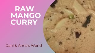 Raw mango currymango with coconut milk curryangamaly style tasty mango curry [upl. by Llenrahc]