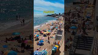 Parede Beach in Cascais Portugal shorts cascais beach portugal [upl. by Einafpets]