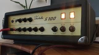 Very rare Echolette S 100 Tube Amp presenting with Vibrato 1967 [upl. by Llecrad]