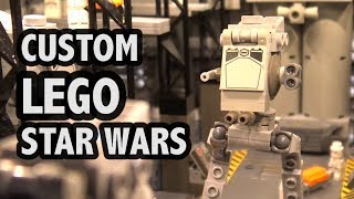 LEGO Star Wars ATST Walker Hangar  Bricks Cascade 2018 [upl. by Asiar]