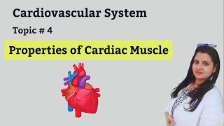 Properties of cardiac muscle Physiology physiology learning neet pg [upl. by Cuthbert734]