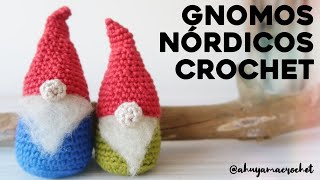 GNOMO o DUENDE NÓRDICO a crochet  NAVIDAD Ahuyama Crochet [upl. by Eigla]