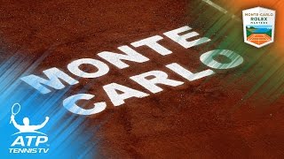 Nadal Djokovic Carreno Busta in Top Five Shots  MonteCarlo Rolex Masters 2017 Day 5 [upl. by Lellih98]