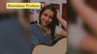 Shorolotar Protima  khalid  cover by Barisha khan [upl. by Lehsreh]