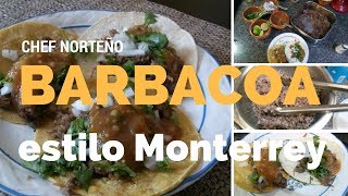 BARBACOA estilo Monterrey  Receta del Chef Norteño [upl. by Acirederf]