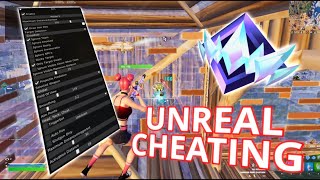 Using the BEST Fortnite CHEATS in UNREAL Rank 🏆  vmx cheats [upl. by Anelim812]