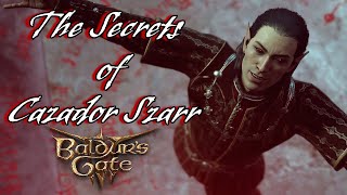 The Secrets of Vampire Lord Cazador Szarr  Baldurs Gate 3 [upl. by Dorsman]