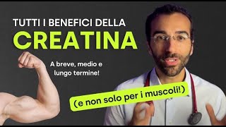 CREATINA tutti i benefici di questa molecola fondamentale non solo per i muscoli [upl. by Winnifred]