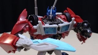 Transformers Prime Voyager OPTIMUS PRIME EmGos Transformers Reviews N Stuff [upl. by Cost413]