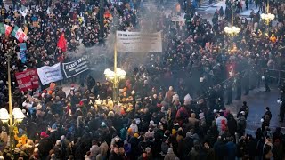 Zehntausende demonstrieren in Hamburg gegen Rechtsextremismus [upl. by Wilbur]