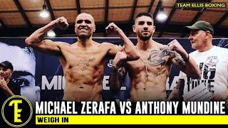 Michael Zerafa vs Anthony Mundine  Weigh In [upl. by Netsirhk851]