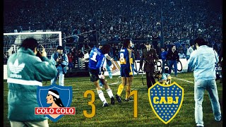 Colo Colo vs Boca Juniors  Copa Libertadores 1991  Semifinal  Vuelta [upl. by Scarito660]