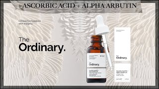 THE ORDINARY ASCORBIC ACID 8 ALPHA ARBUTIN 2 [upl. by Aihsila304]