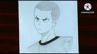 Easy to Draw anime angry boy ❤  Pencil Drawing  Drawing for Beginners  Step by Step [upl. by Vange]