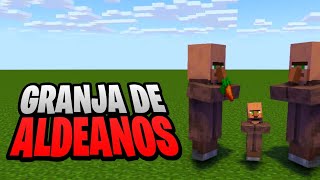 Granja de aldeanos Minecraft 121  Java y bedrock [upl. by Lochner]