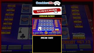 Dream Card Aces videopoker casino gamblersmix [upl. by Jegger]