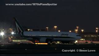 Alitalia B772 IDISA New revised colours MAN 101209 [upl. by Wilder]