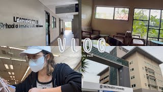 Monash University Orientation VLOG  fit check freebies campus tour etc [upl. by Triplett]