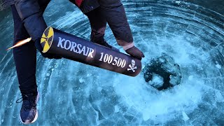 CORSAIR 100500 in Stinky Lake  Explode Ice with MEGA Petard [upl. by Rodmur]