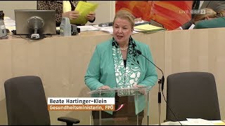 Beate HartingerKlein  SozialversicherungsOrganisationsgesetz  13122018 [upl. by Boyt795]