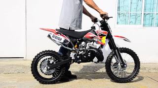 2 STROKE DIRT BIKE LampP JACOB MINI 50CC [upl. by Oilalue]