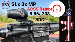 Primary Arms SLx 3x MicroPrism Raptor  REVIEW [upl. by Tennos886]