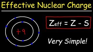 How To Calculate The Effective Nuclear Charge of an Electron [upl. by Yhtimit]