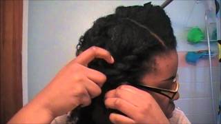 Video 111  coiffure pour cheveux crépus courts [upl. by Ahsitauq]