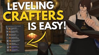 The Ultimate Crafter Leveling Guide 190  FFXIV Guide [upl. by Alegre]