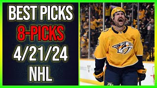 FREE NHL Picks Today 4212024  ALL GAMES Best Picks [upl. by Ahsener]