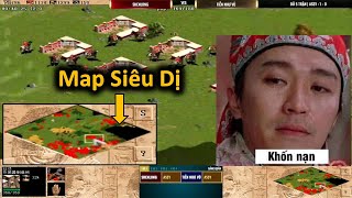 AOE Highlights  TIỄN NHƯ VŨ gặp map siêu dị kín như lăng mộ và cái kết [upl. by Perusse556]