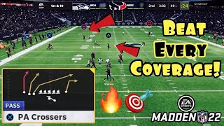 Use This PA Crossers Setup To Beat ALL Coverages In Madden 22 [upl. by Arluene]