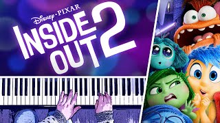 Outside Intro  Inside Out 2  PIANO COVER [upl. by Gustave]