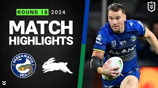 NRL 2024  Eels v Rabbitohs  Match Highlights [upl. by Nela69]