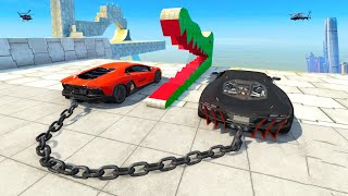 Satisfying Car Crash Game HIGH SPEED JUMPS 12 BeamNG Drive [upl. by Amble]