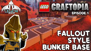 I Built A Bunker Base In Craftopia  Craftopia Ep1  Lego Fortnite Survival [upl. by Ellehsal]