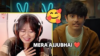 SOONEETA DI REACT ON AJJU BHAI FACE REVEAL 🤯TotalGaming093 FACE REVEALtotalgaming [upl. by Werdna117]