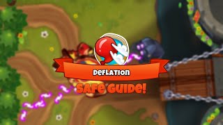 OUTDATED BTD6 Dark Castle Deflation Safe Guide READ DESC [upl. by Ititrefen71]