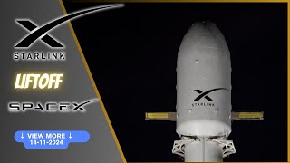 SpaceX  Falcon 9  Mision Starlink 24 Satelites  14112024 [upl. by Hayden575]