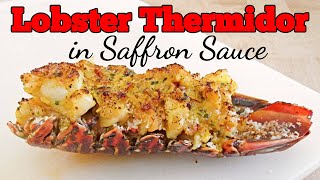 Lobster Thermidor in Saffron Sauce  PoorMansGourmet [upl. by Lizbeth]