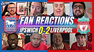 LIVERPOOL FANS REACTION TO IPSWICH TOWN 02 LIVERPOOL  2425 PREMIER LEAGUE [upl. by Ilwain]