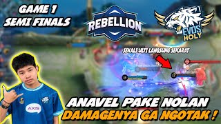 SEMI FINALS EVOS HOLY VS REBELLION BLITZ GAME 1  KEPOID MOBILE LEGENDS TURNAMENT [upl. by Grimbald]