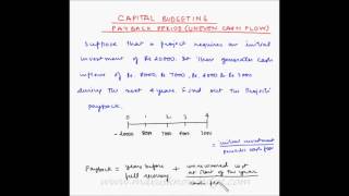 Payback period  Example 2  Uneven cash flow [upl. by Agle]