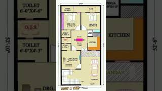 27X52Fantastic Beautiful House planHouseplan [upl. by Mmada522]