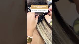 Aplicacion de extensiones con microchip Microring HAIR EXTENSIONS [upl. by Phare]