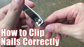 How to Cut Fingernails Properly – Trim Your Nails Easy Manicure [upl. by Noyes]